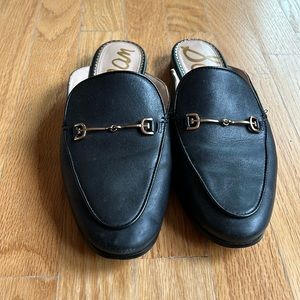 Sam Edelman black mules